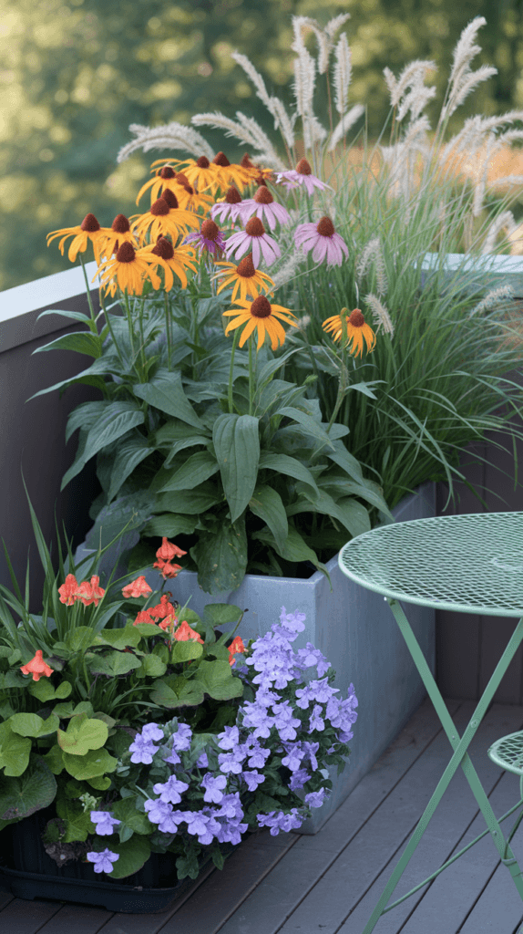 Small garden with native plants