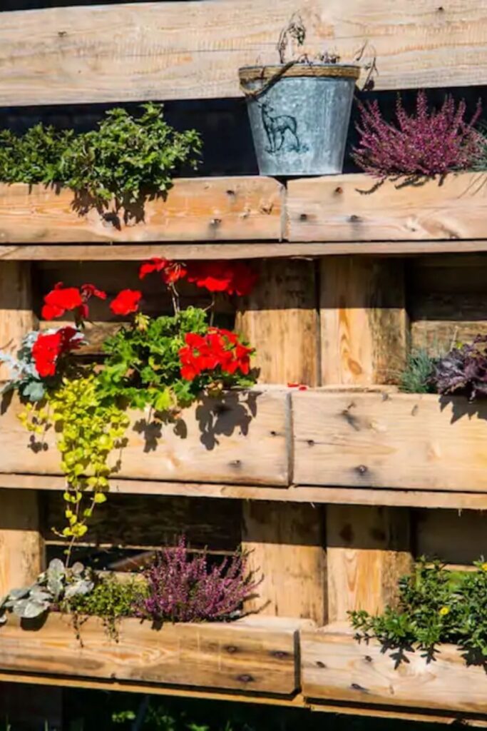 Pallet raised bed