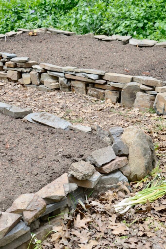 Stone Raised Bed