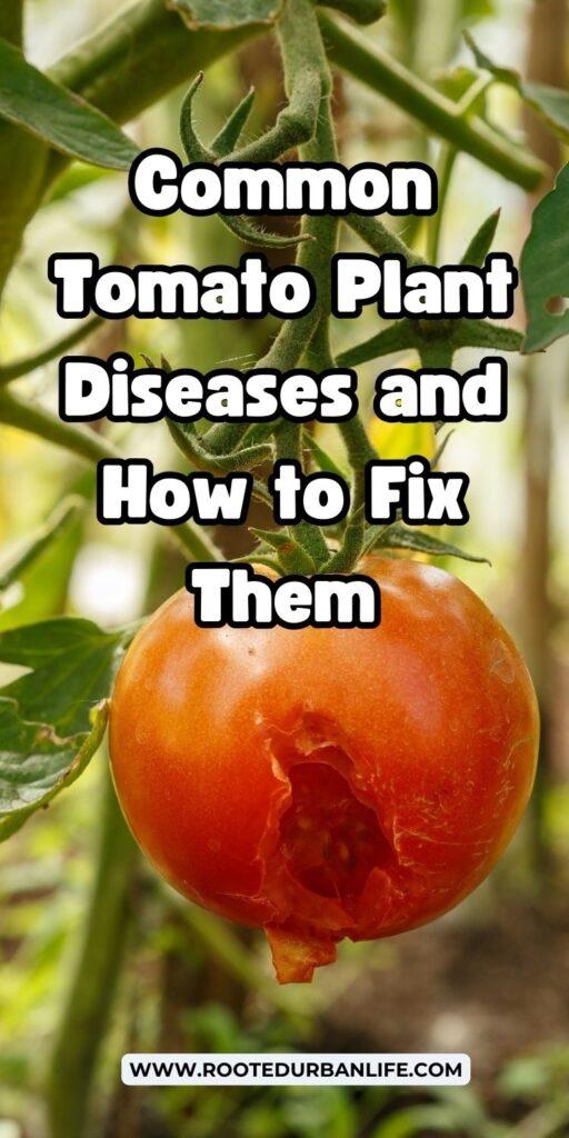 a diseased tomato