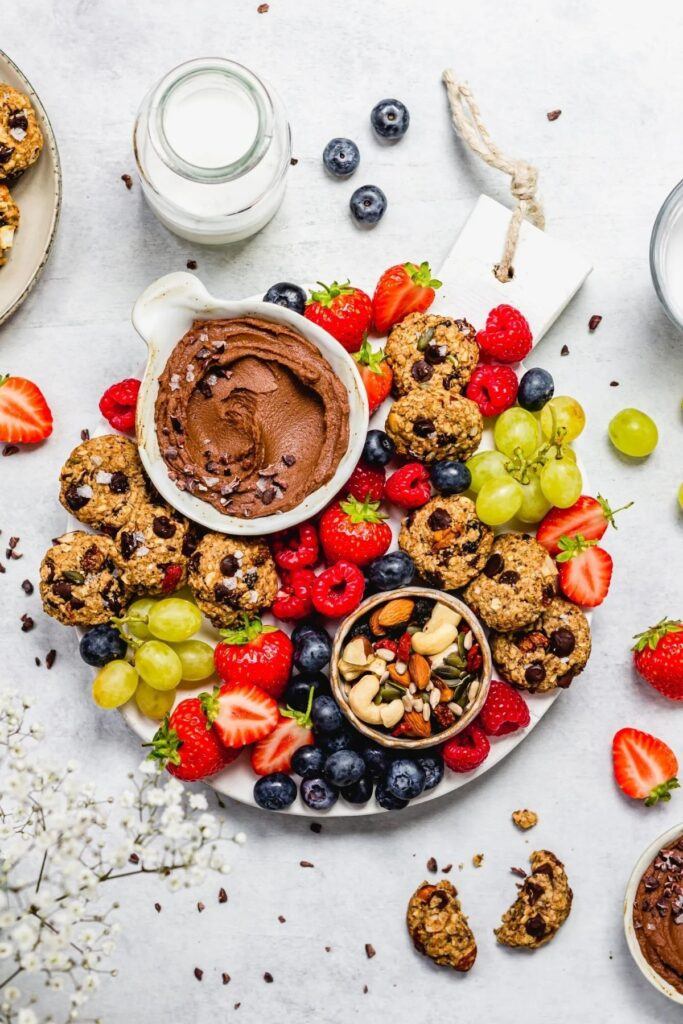 Easter board for vegans