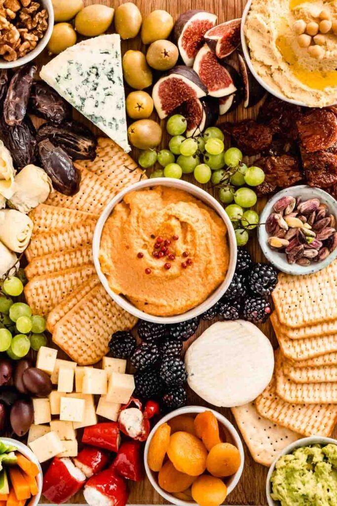 Easter board for vegetarians