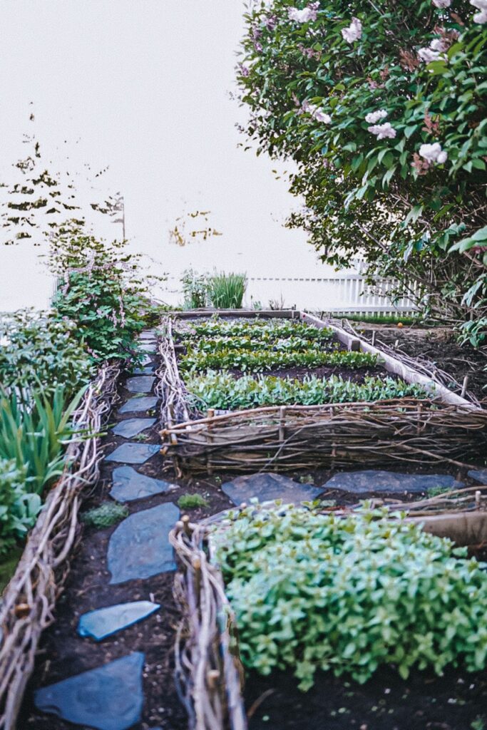Wattle Raised Bed