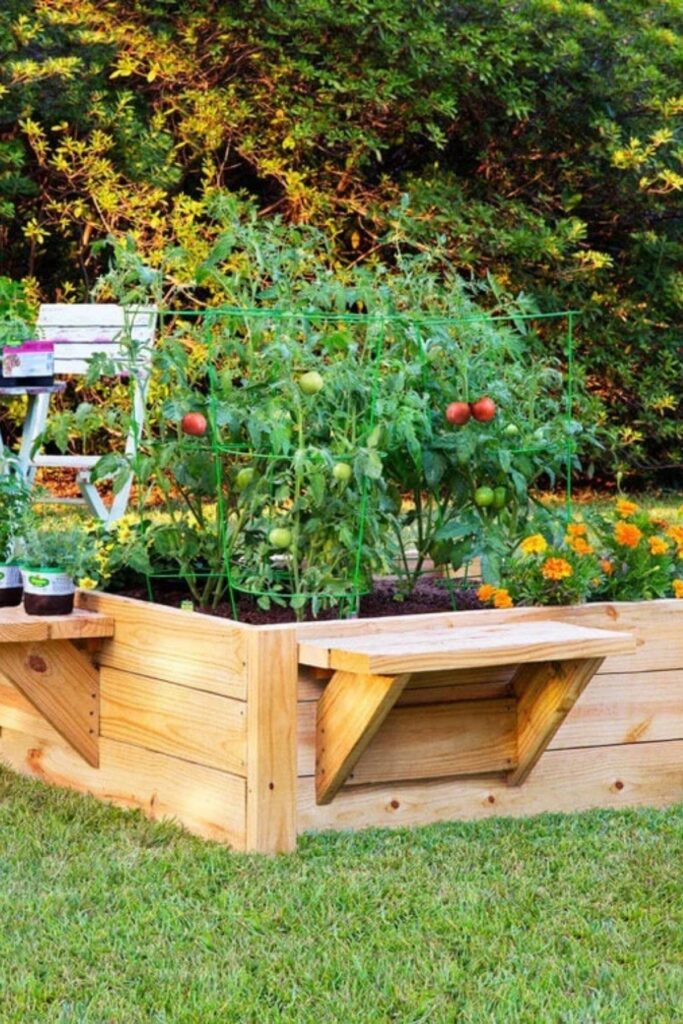 Bench Planter Combo