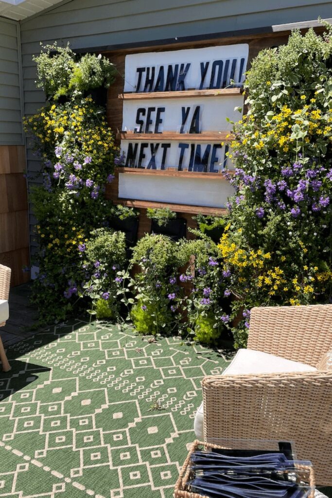 Living wall garden
