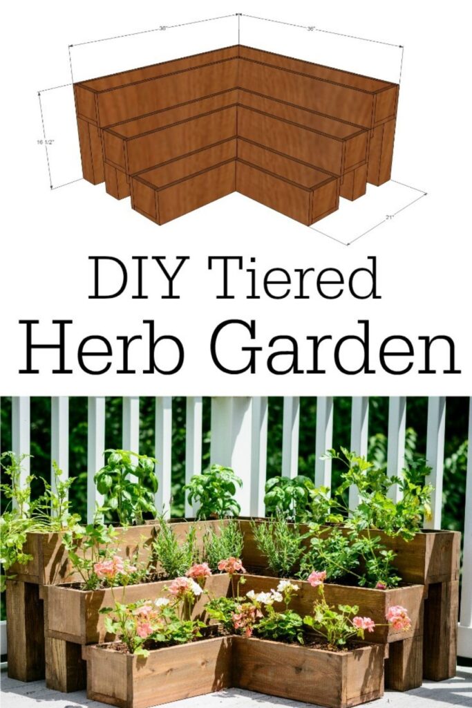 Tiered raised bed